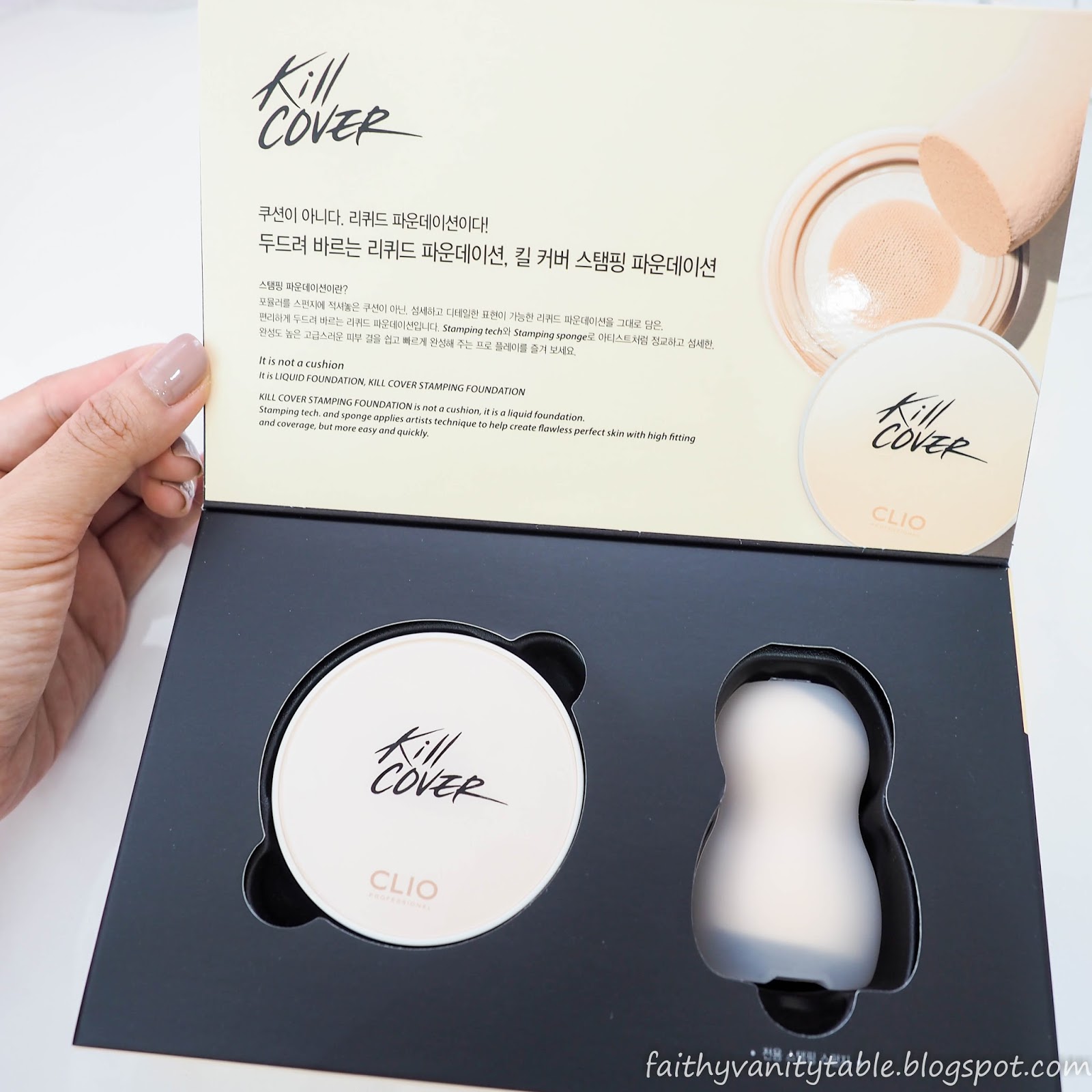 Singapore Beauty, Travel And Lifestyle Blog: Review Of Clio Kill Cover Stamping Foundation Spf50+ Pa+++
