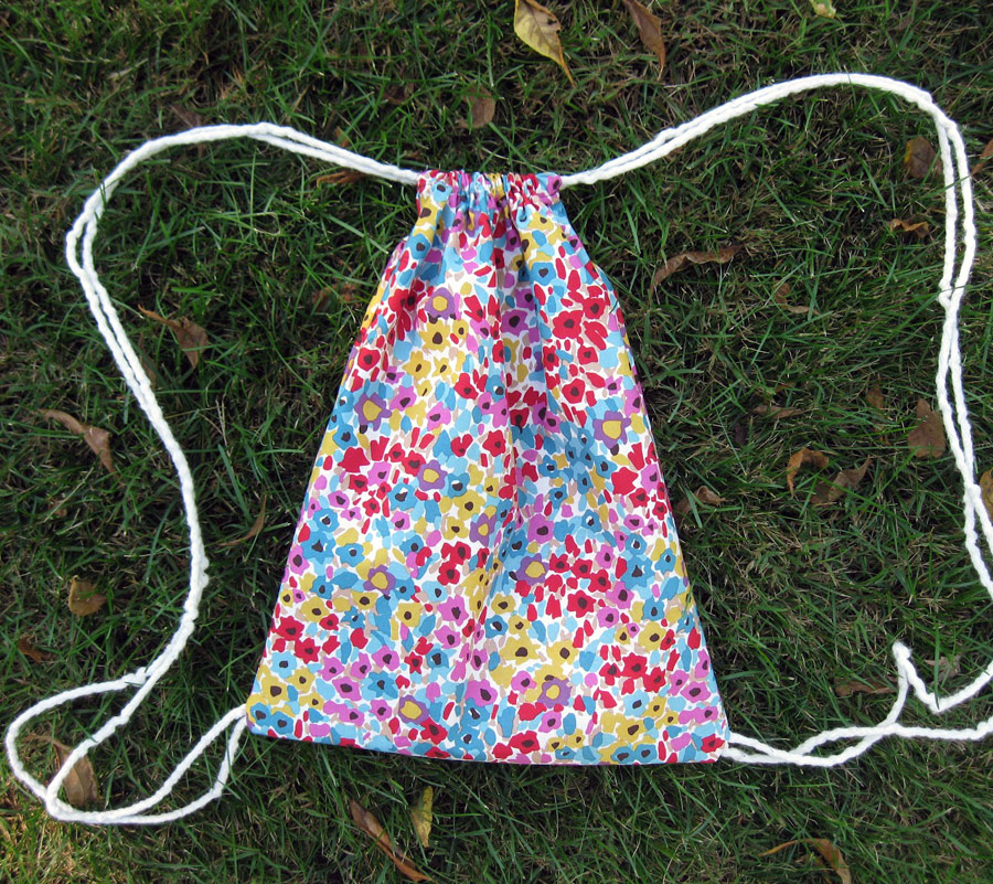 Drawstring Backpack Tutorial