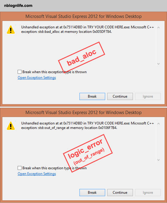 Mengenal Exception Handling pada C++ nblognlife