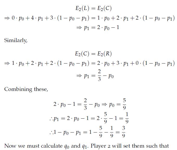 Solution Manual of A Primer in Game Theory by RA Gibbons