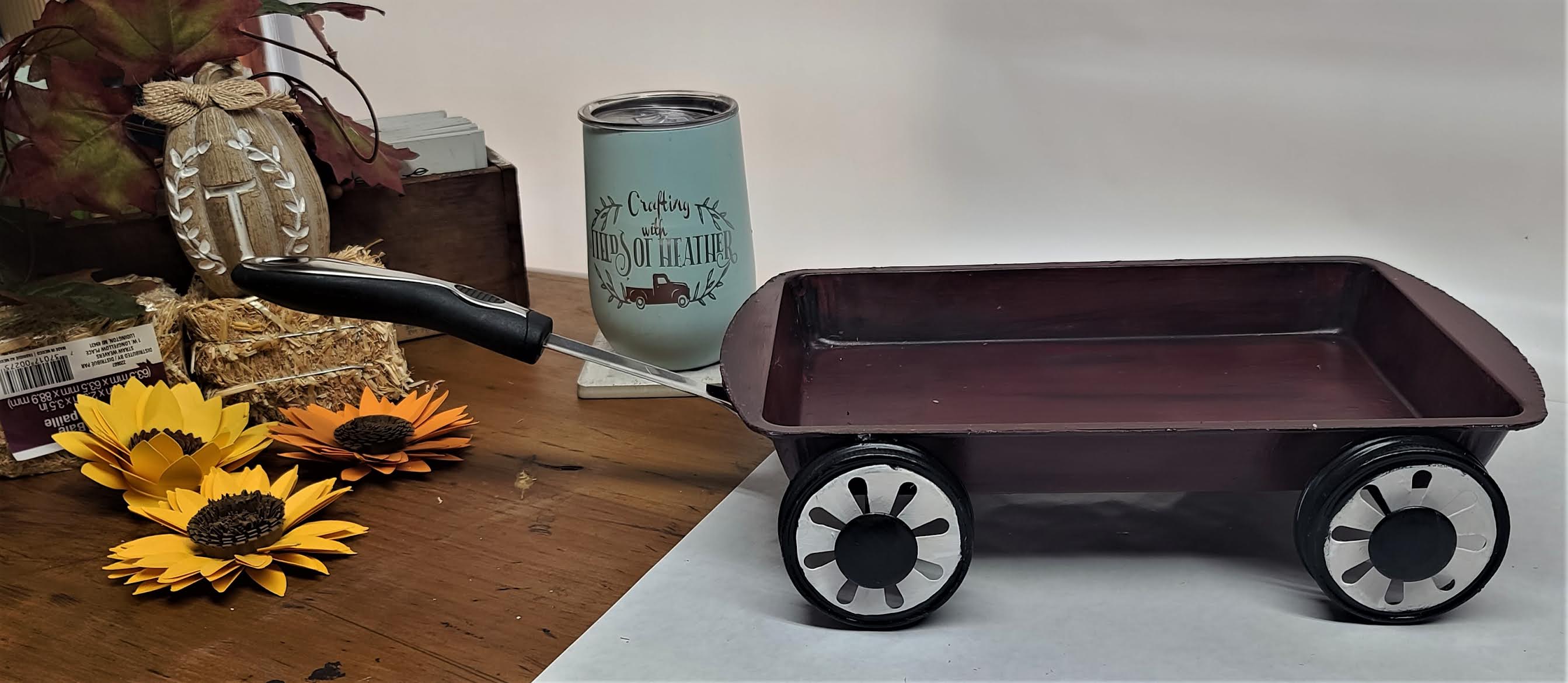 Fields Of Heather Dollar Tree Brownie Pan Wagon