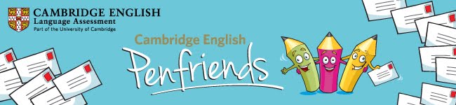 We take part in Cambridge English Penfriends!