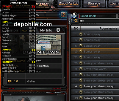 Crossfire NA,EU Overkill Menu ESP,Aimbot Hile 22.03.2018