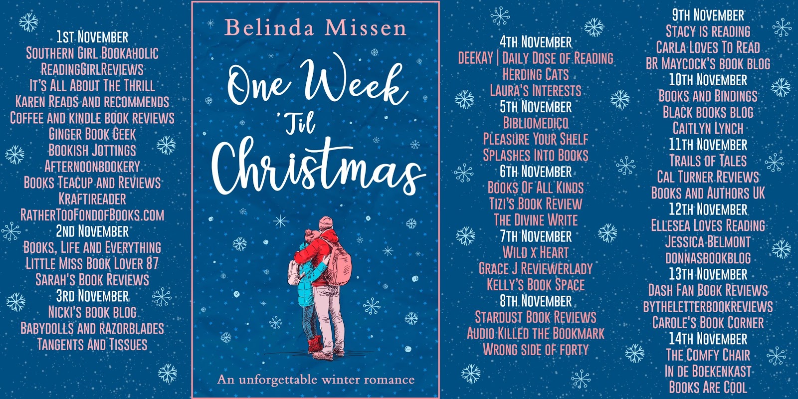 Sarah S Book Reviews Blog Tour One Week Til Christmas By