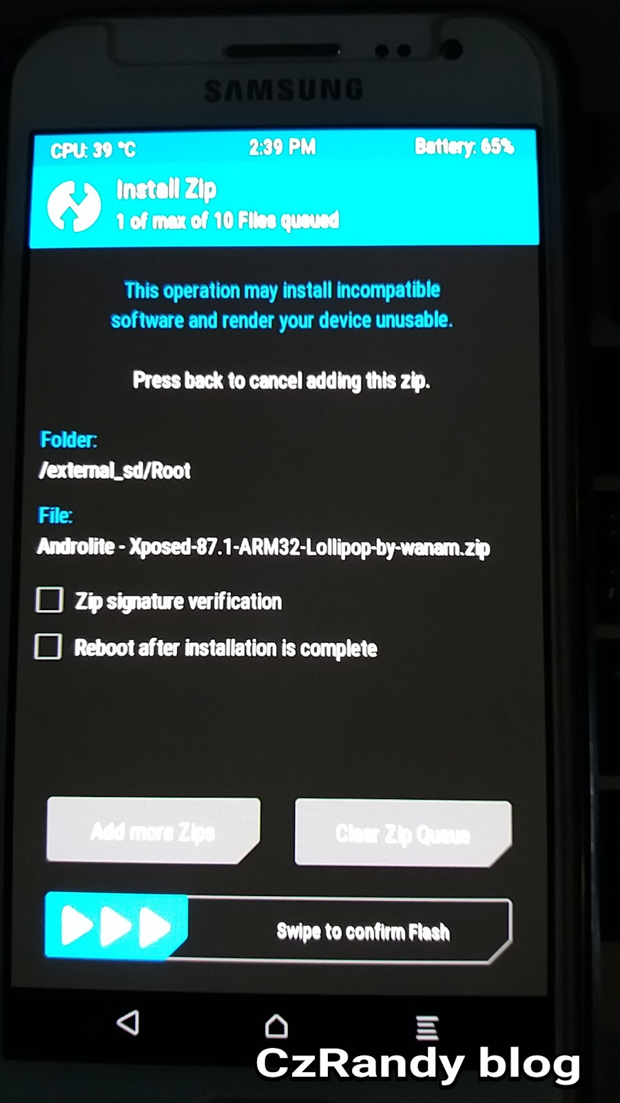Cara Pasang X-Posed Instaler Samsung J Series Cara Pasang X-Posed Instaler Samsung J Series