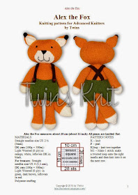 knitted fox