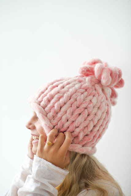 wool hat winter knitting diy