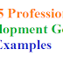 Top 5 Professional Development Goals Examples