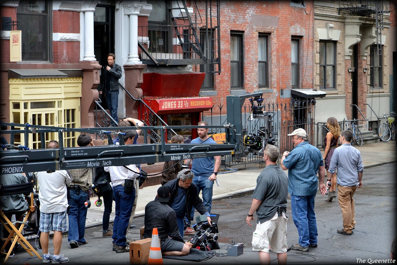 Sur un plateau de tournage à New York... MyBigAppleCityMyBigAppleCity