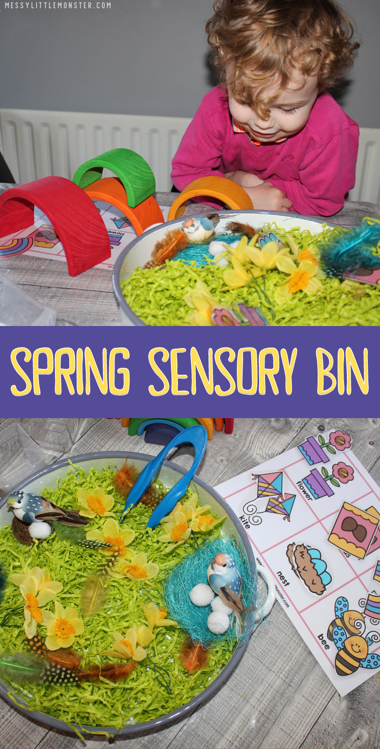 Spring Garden Sensory Bin » Spring Crafts & Activities