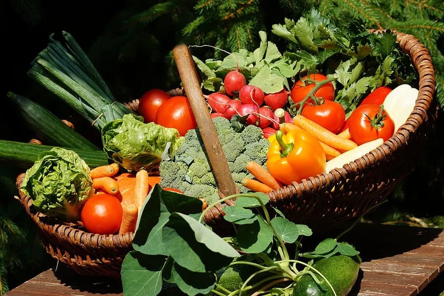 vegetables vitamins vegetable basket colorful vegetable healthy food%25281%2529 result