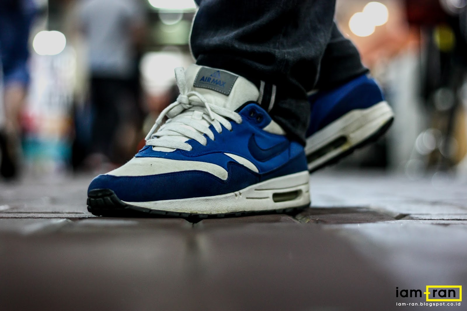 IAM-RAN: ON FEET : Nano Nike Air max 1 pack " Royal / Varsity Blue "