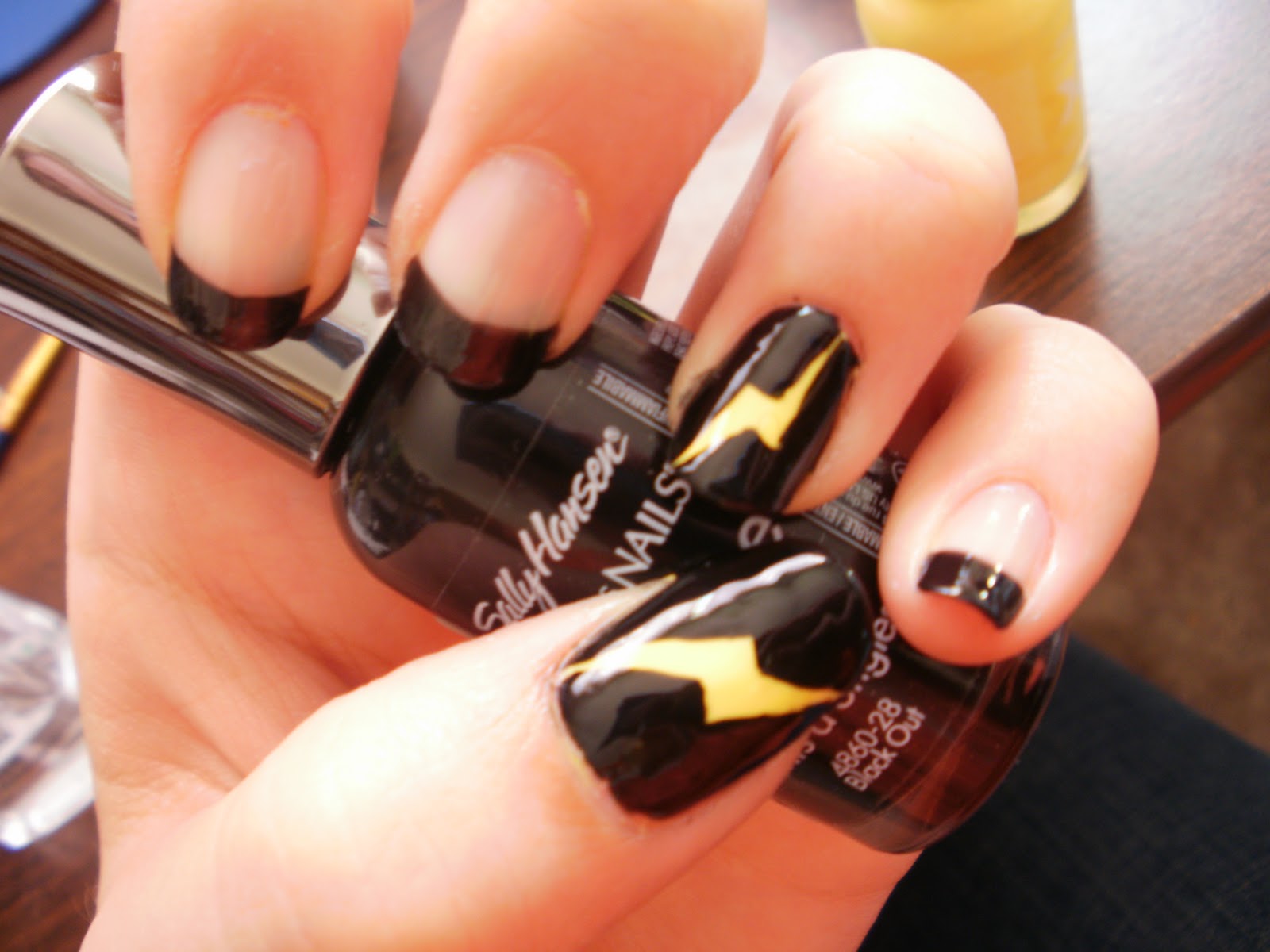 Artistry Nails Lightning Bolt Nails