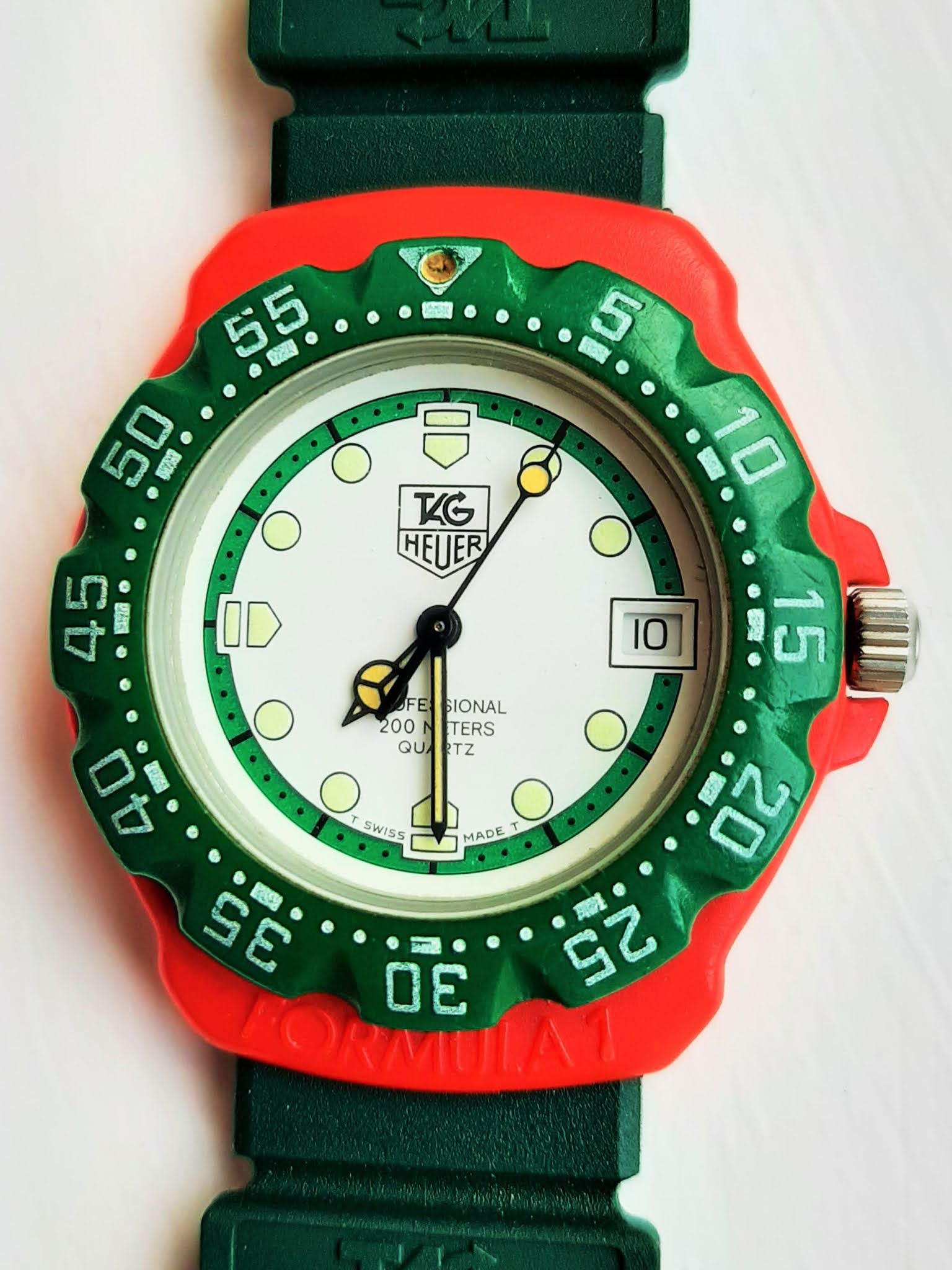 Tag Heuer Formula 1 Quartz Chronograph Green - Simmons Fine Jewelry