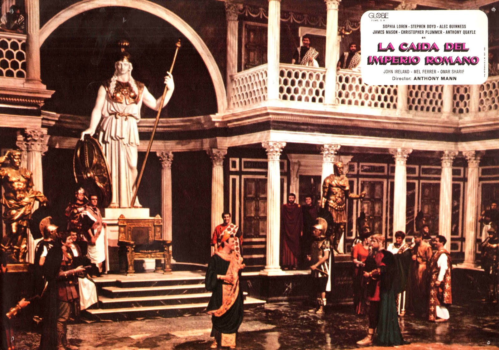 La chute de l'empire Romain (1963) Anthony Mann - The fall of the Roman empire (10.1962 / 04.1963)