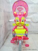 Sepeda Roda Tiga Royal RY9882C Baby Roi dengan Mainan Interaktif dan Canopy
