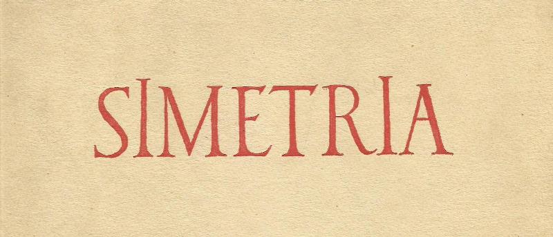 Revista SIMETRIA 1939-1947