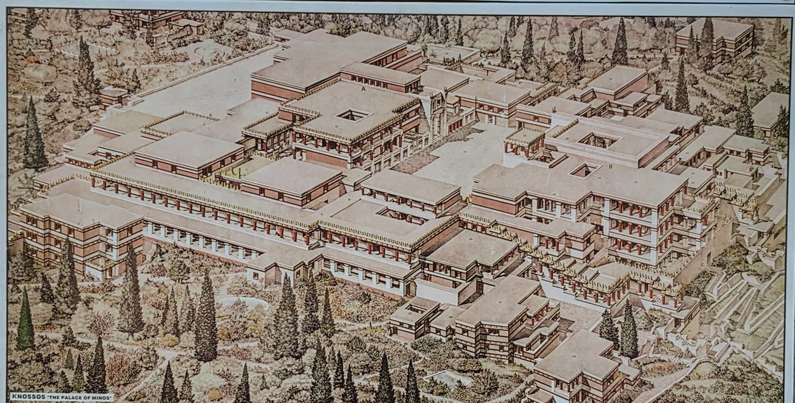 Кносский дворец реконструкция