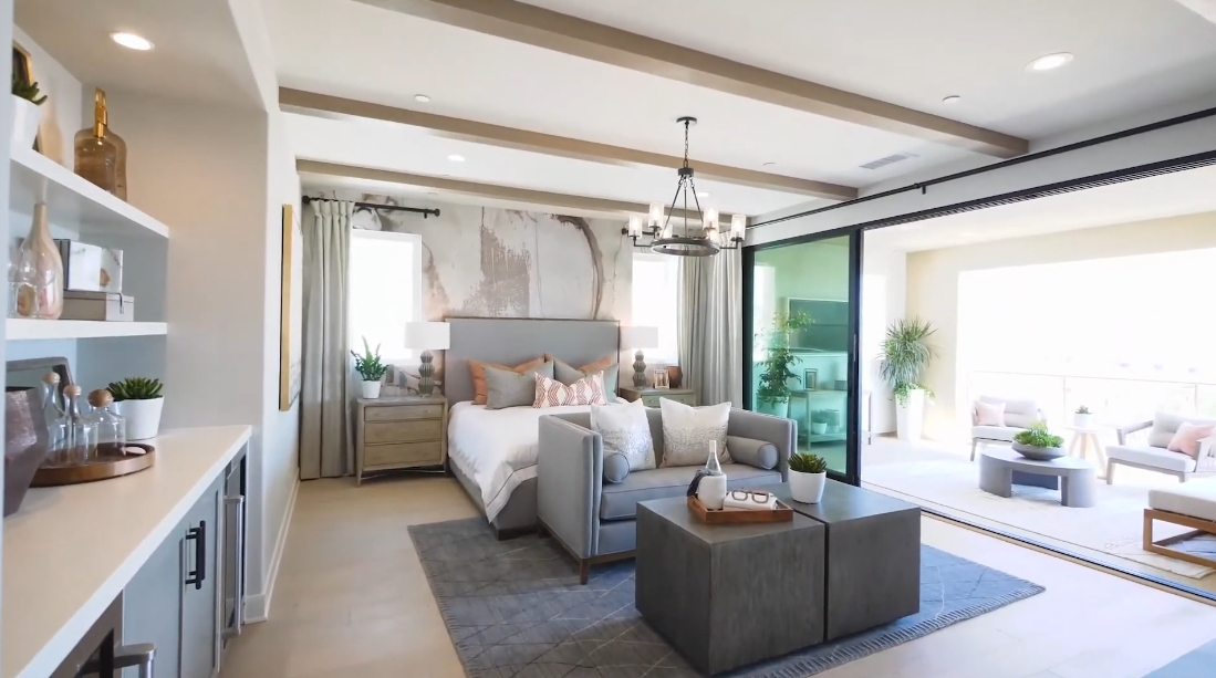 33 Interior Design Photos vs. Toll Brothers Porter Ranch, CA Harwood Model Home Tour