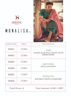 Deepsy monalisa vol 4 Salwar Kameez wholesaler