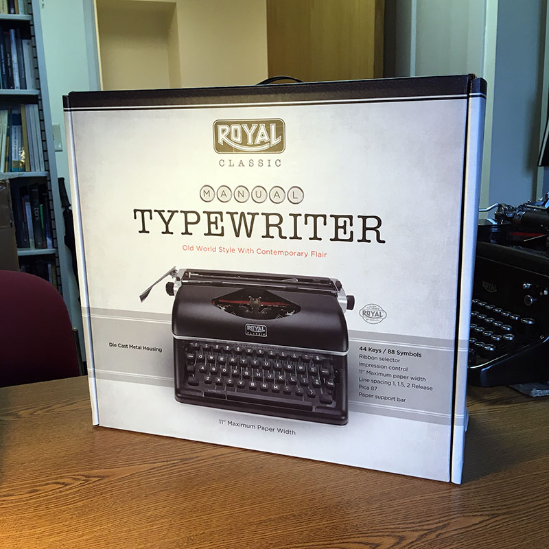 The Typewriter Revolution blog Typewriter review 2019 Royal Classic