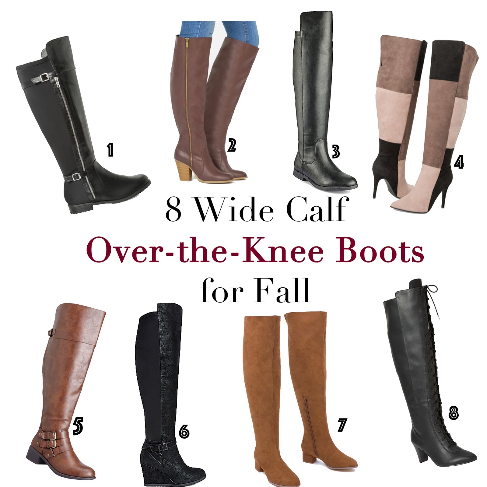 over the knee suede boots wide calf