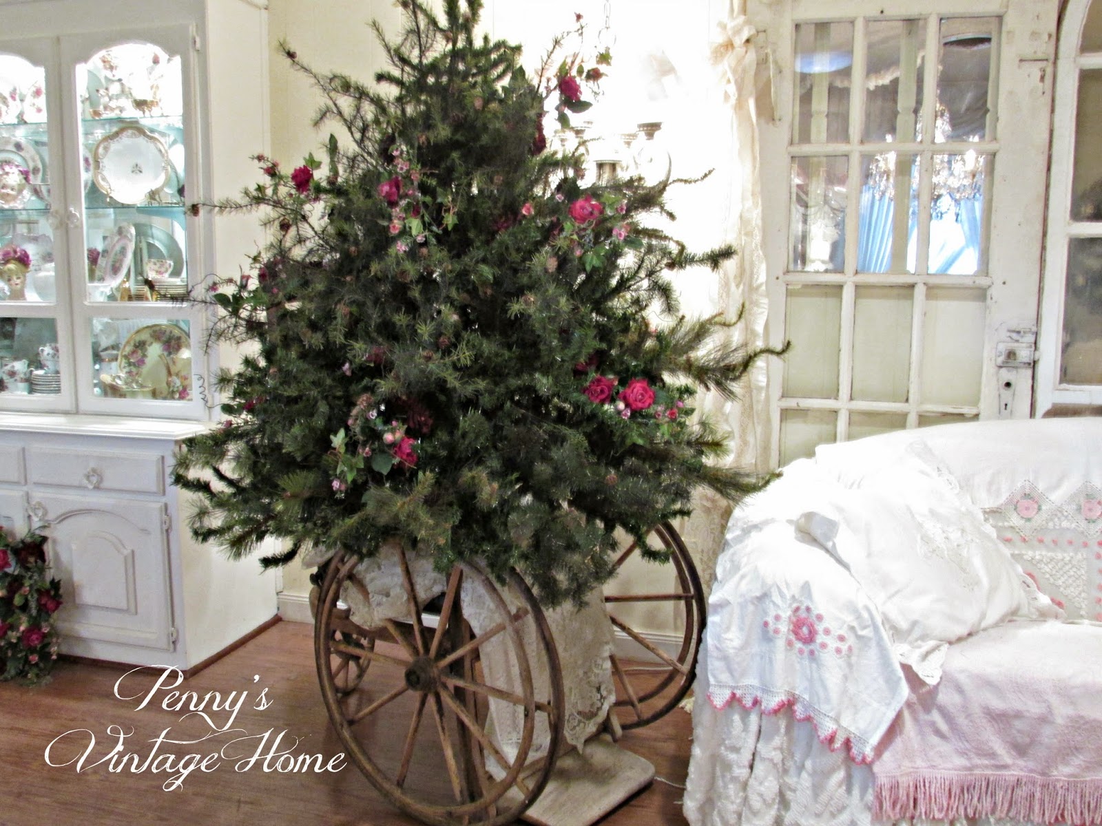 Penny's Vintage Home How to Make a Short, Fat Christmas Tree