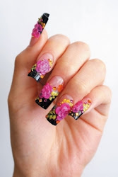 nail designs flower floral beauty arts nails 3d acrylic flowers pink awesome pretty japanese crazy candy manicure valentine spring kitty