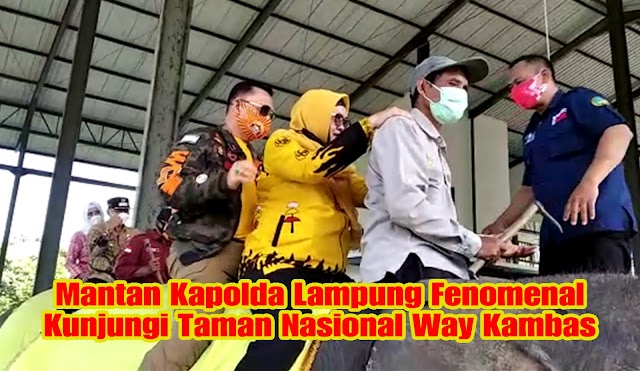 Mantan Kapolda Lampung Fenomenal Kunjungi Taman Nasional Way Kambas