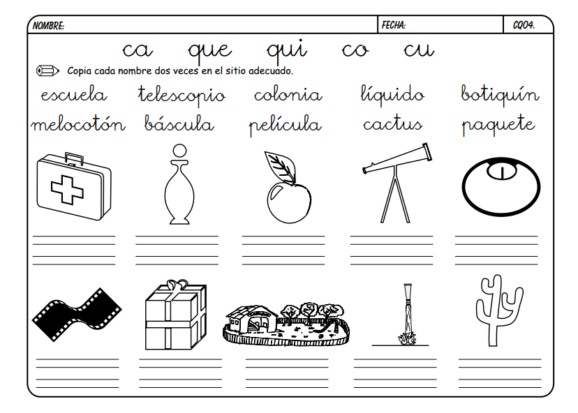 Hoja De Trabajo CA Co Cu