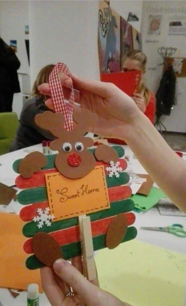 FICHAS DE EDUCACIÓN PREESCOLAR 17 IDEAS DE RENOS DE NAVIDAD CON