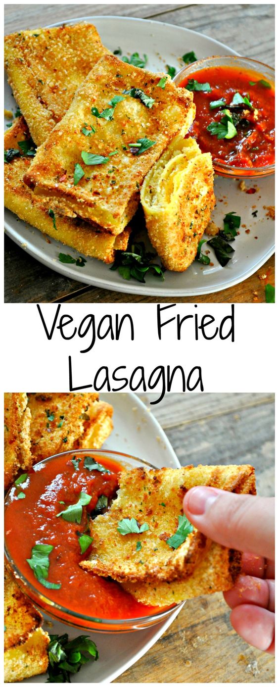 Vegan Fried Lasagna Moms Cooking