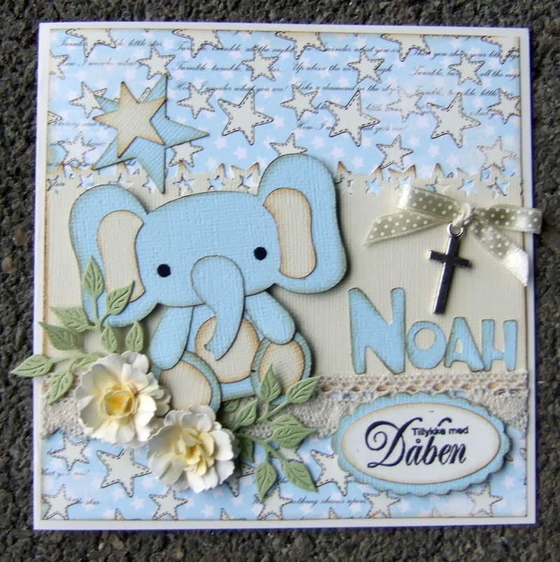 Ravn Design: Kort til barnedåb