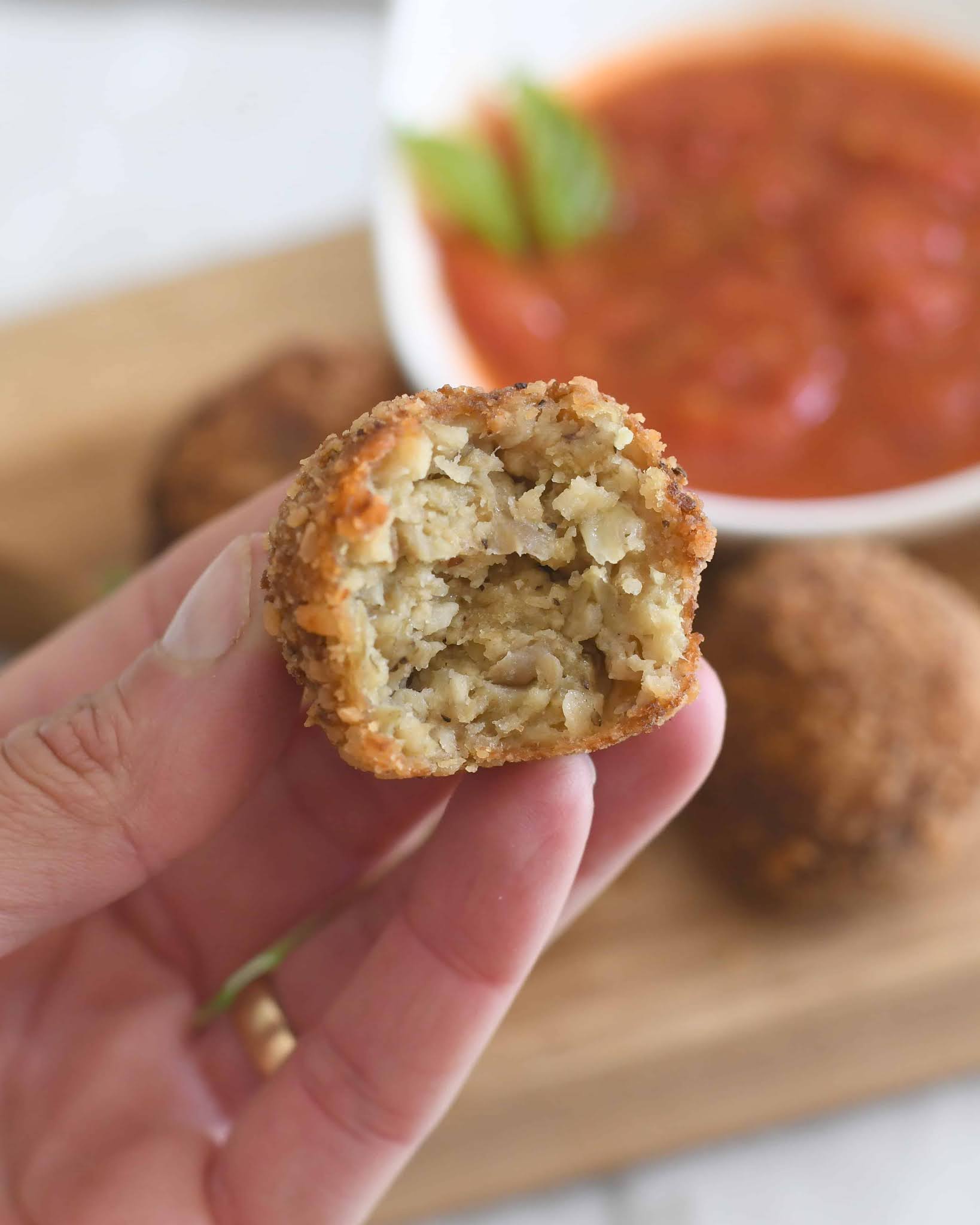 Cooking with Manuela Italian Eggplant Balls Polpette di Melanzane