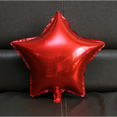 Balon Foil Bintang Merah