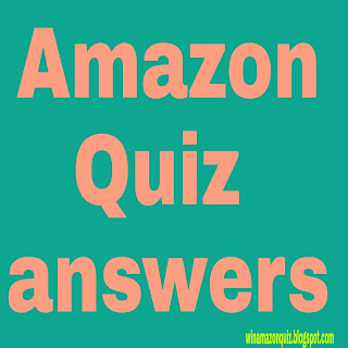 Amazon quiz answer 