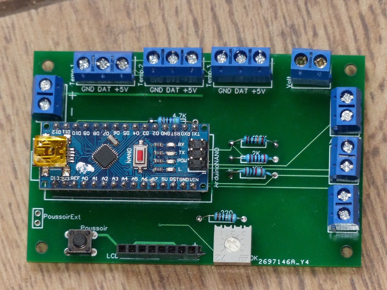 Kit de construction électronique Circuits astucieux de capteurs à pun