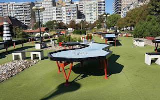 Snookergolf at Leopoldpark in Blankenberge