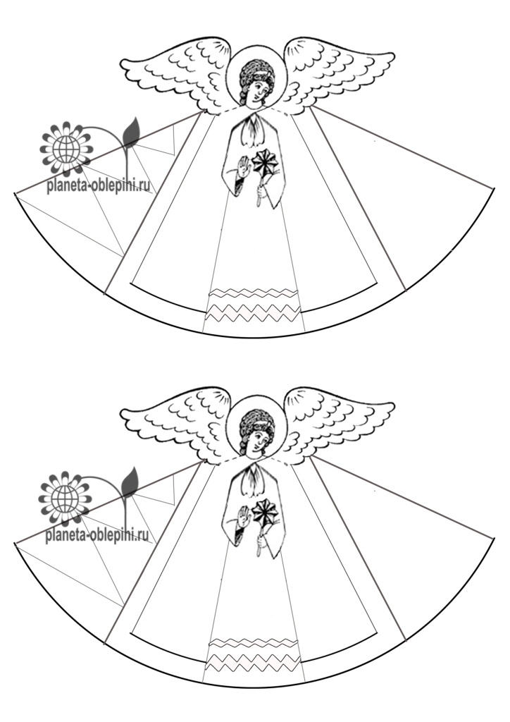 DIY Nice 3D Paper Angels For Christmas Oh My Fiesta In English