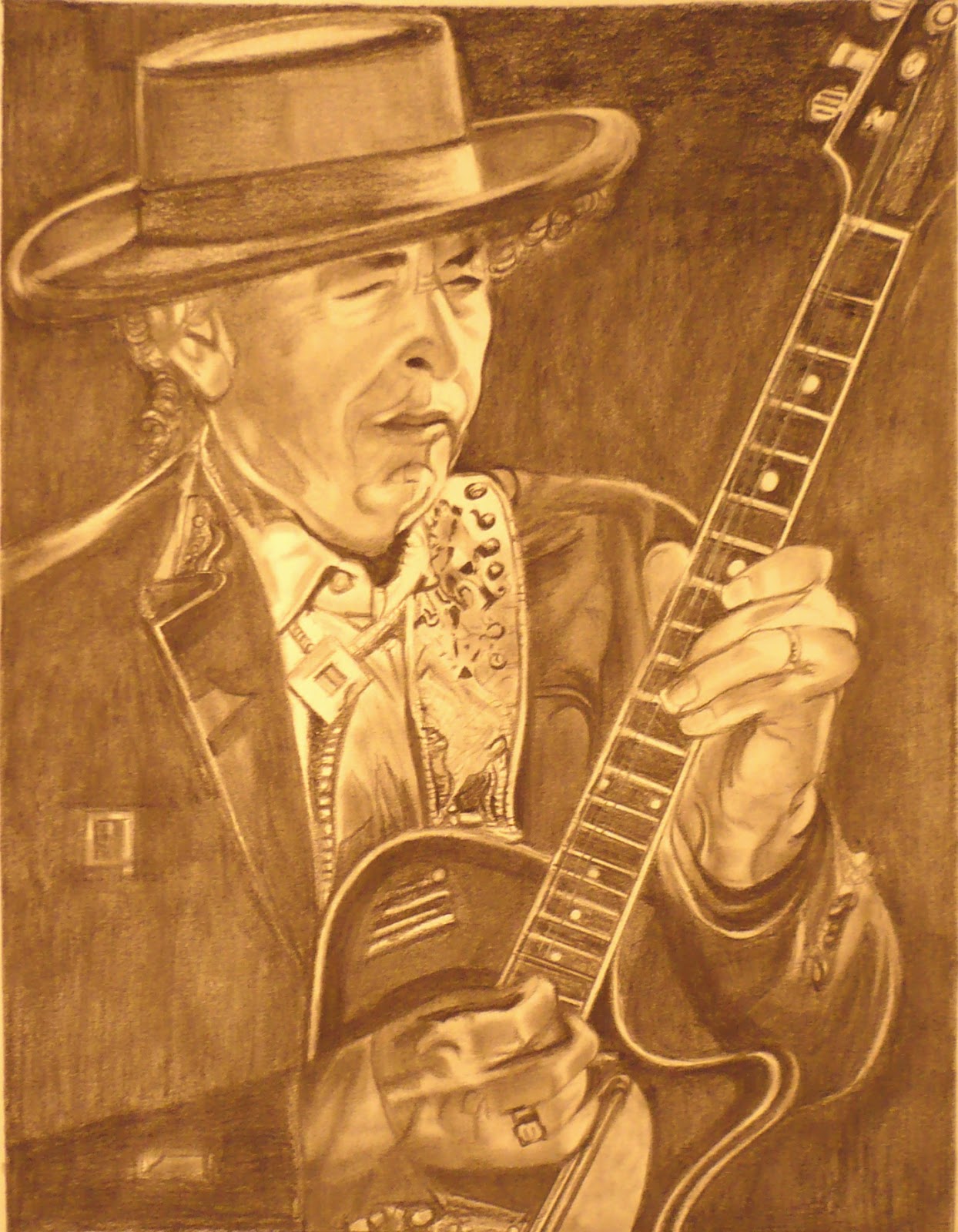 BOB DYLAN Bob Dylan DRAWINGS AND PAINTINGS PORTRAITS