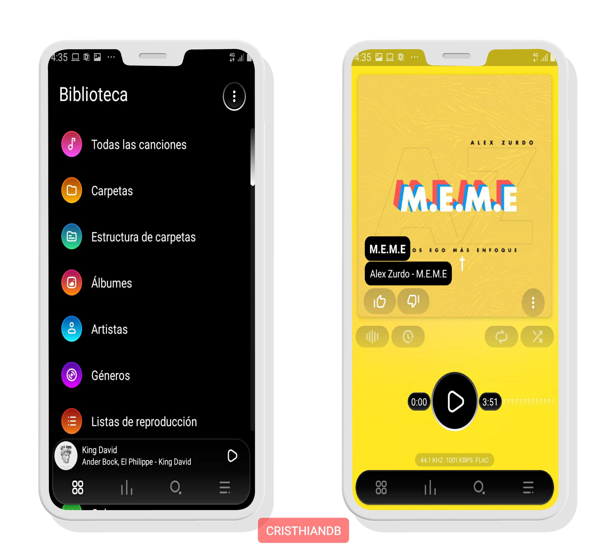 POWERAMP Material Desing + Mejores Temas Poweramp skins