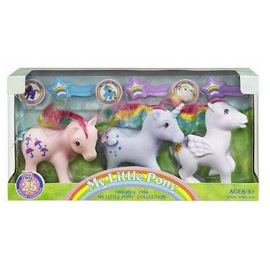 My Little Pony Moonstone 25th Anniversary Rainbow Ponies 3-Pack G1 Retro Pony