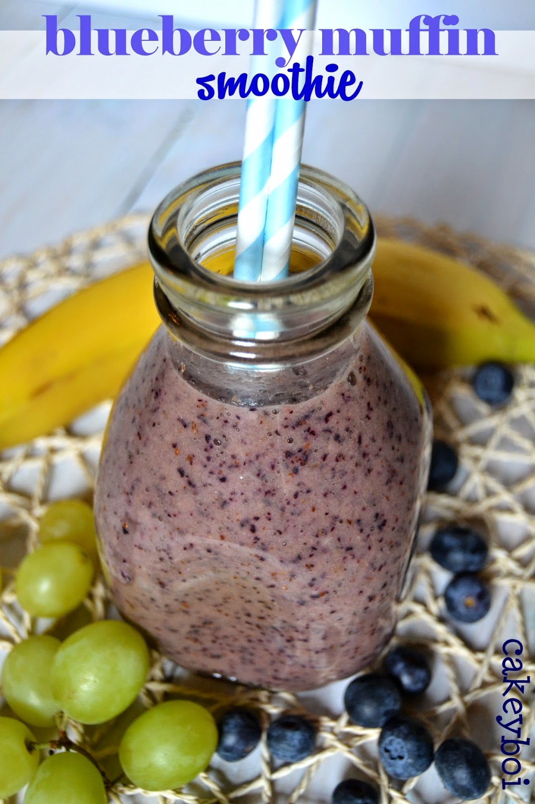 Cakeyboi: Blueberry Muffin Smoothie