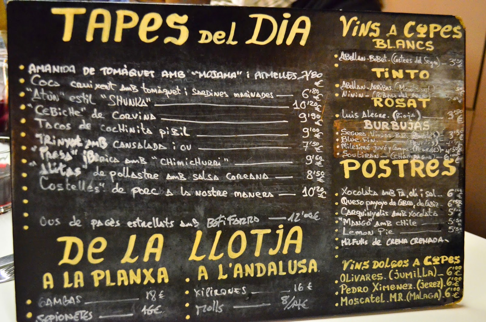 Hedofoodia Tapas 24, Barcelone