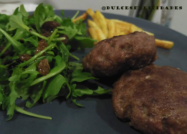 Hamburguesas de ternera caseras