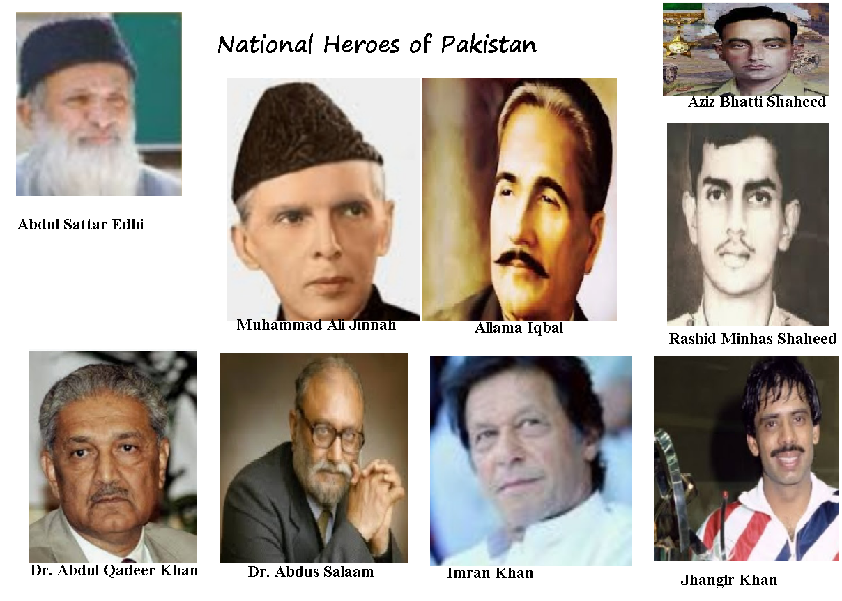 essay on national heroes of pakistan