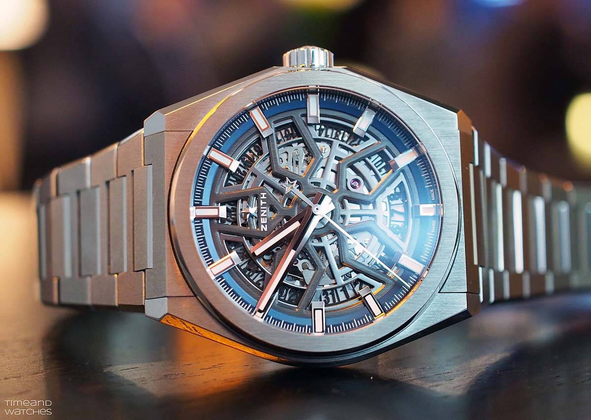 Zenith Defy Classic Automatic Skeleton 41mm Brushed Titanium And