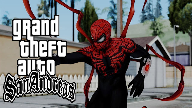 تحميل مود سبايدرمان gta sa شرح تثبيت مود الرجل العنكبوت جتا سان GTA San andreas Spider Man Mod