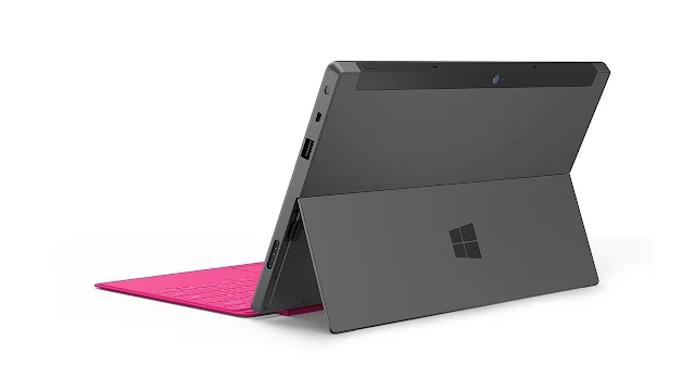 Microsoft Surface Tablet with Windows 8 Pro & RT back side