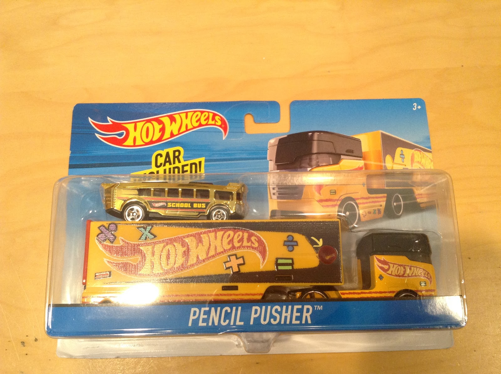 hot wheels pencil pusher